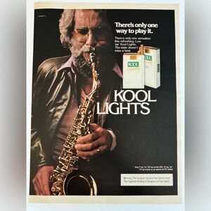 5/$20 Kool Lights magazine print ad 1983